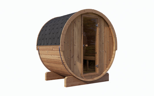 Western Soll E6 Sauna Barrel TOTAL PACKAGE electric