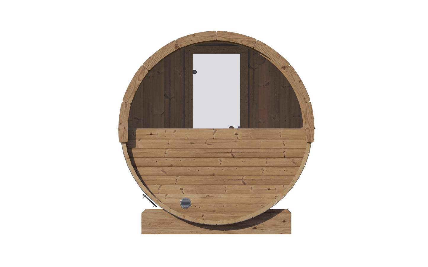 Western Sol E7W Wood fired barrel sauna TOTAL PACKAGE