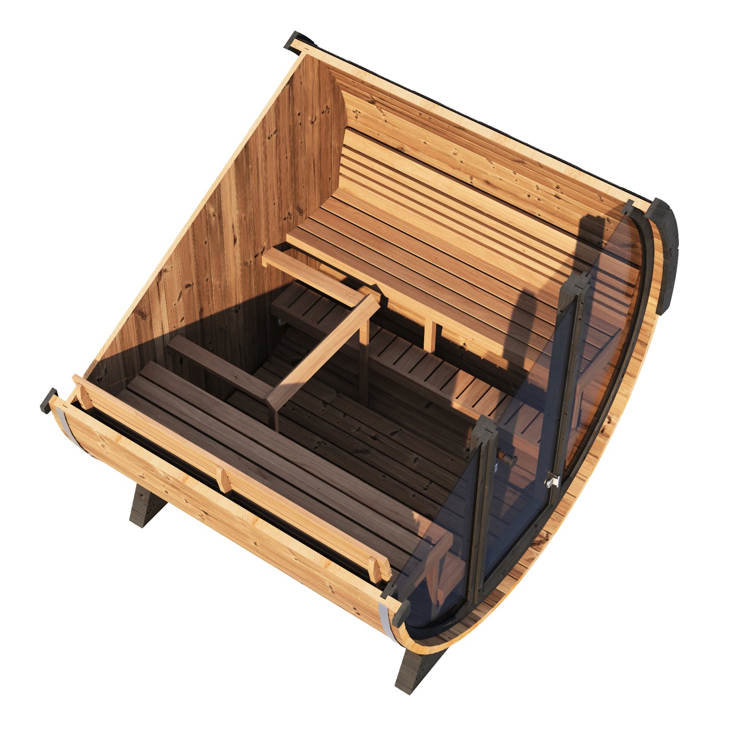 Western Sol EE8G Barrel Sauna, TOTAL PACKAGE electric