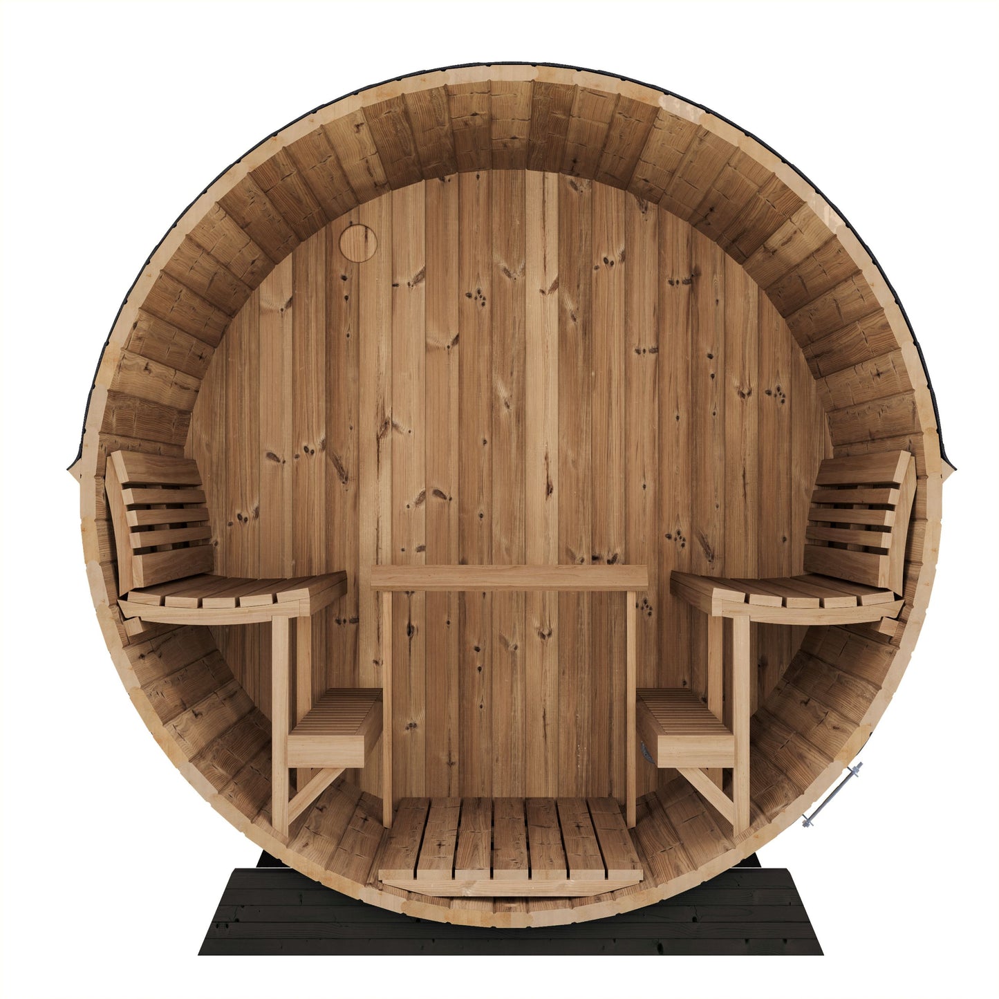 Western Sol EE8G Barrel Sauna, TOTAL PACKAGE electric