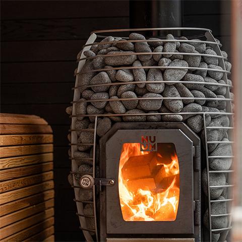 Western Sol E7W Wood fired barrel sauna TOTAL PACKAGE